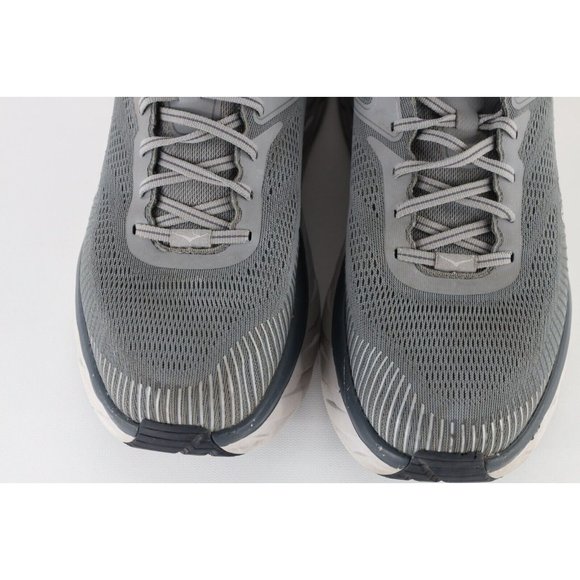 Hoka One One Mens Size 13 Cushioned Bondi 7 Gym Jogging Running Shoes Gray main image 14